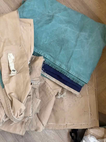 Photo of free Pieces of Disassembled Trailer Tent Fabric (Pant SY10) #1