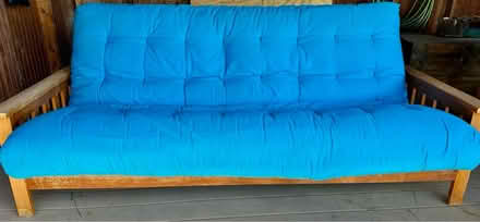 Photo of free sturdy wood futon (Deer Creek Canyon) #1