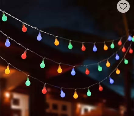 Photo of free large colored string lights (North harbor gateway) #1