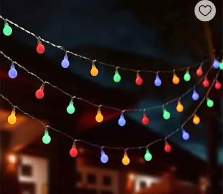 Photo of free large colored string lights (North harbor gateway) #1