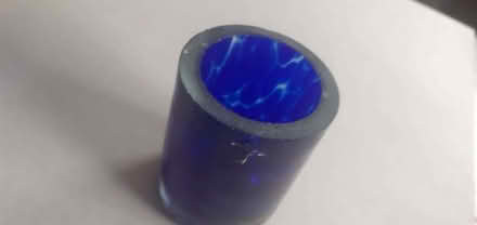 Photo of free Deep indigo glass night light holder (Maidenhead SL6) #2