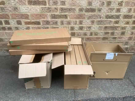 Photo of free Assorted cardboard boxes (World’s End Burgess Hill) #1