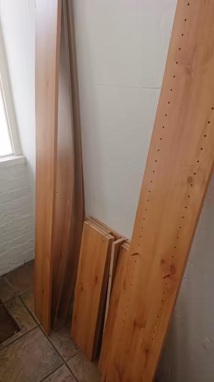 Photo of free Wooden bookshelves 5 shelves (Ramsgate) #1