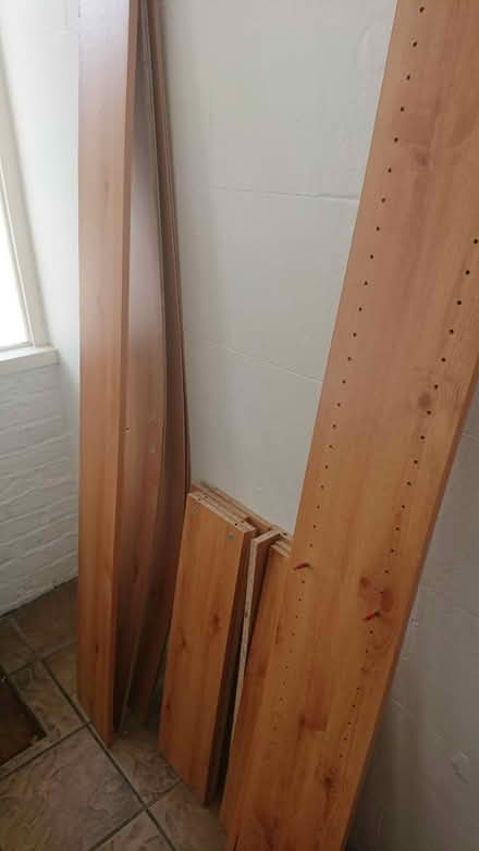 Photo of free Wooden bookshelves 5 shelves (Ramsgate) #1