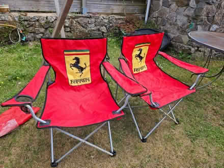 Photo of free Two folding chairs. (Clevedon BS21) #1