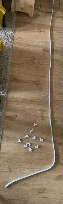 Photo of free Curtain hanging rail (S8 off Derbyshire lane) #1