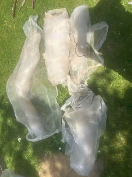 Photo of free White netting for garden/allotment- 4 pieces (Widmer End HP15) #1