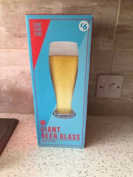 Photo of free Large beer glass (Woodchurch CH49) #1