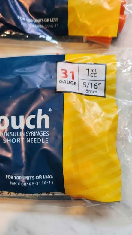 Photo of free Unused insulin needles (Somerset) #1