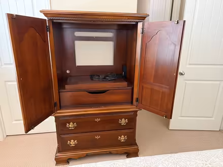 Photo of free Lexington Cherry Armoire (South Carlsbad/La Costa Oaks) #2