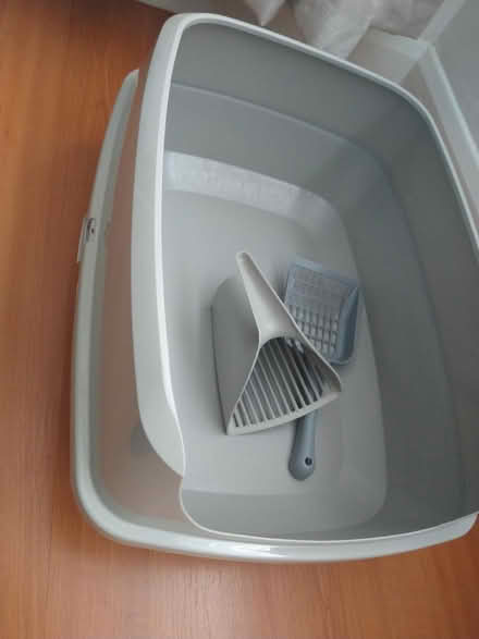 Photo of free Open Cat litter tray (used) (Cr03) #1