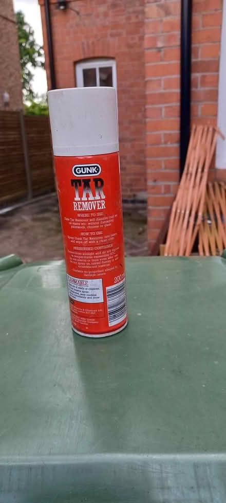 Photo of free Almost full bottle of tar remover (Loughborough central) #2