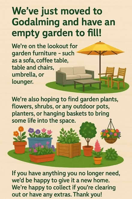 Photo of Garden furniture (GU7 1AX) #1