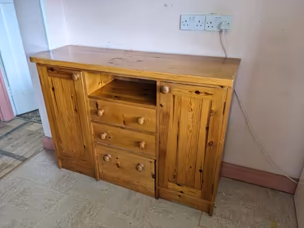 Photo of free Pine cupboard with drawers (BA2) #1