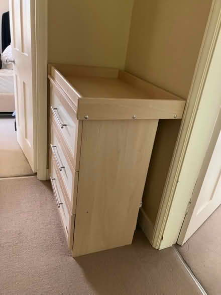 Photo of free Chest of drawers with baby change (Stamford PE9) #3