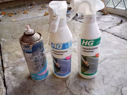 Photo of free Headstone cleaner and marking spray (Colchester CO4) #1