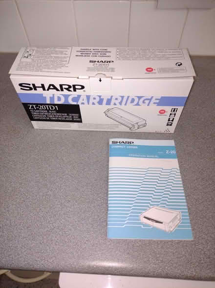 Photo of free Toner cartridge for Sharp Z-20 compact copier (Nailsea BS21) #1