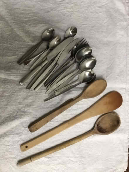 Photo of free Random cutlery and/or wooden spoons (Garden City OX5) #1