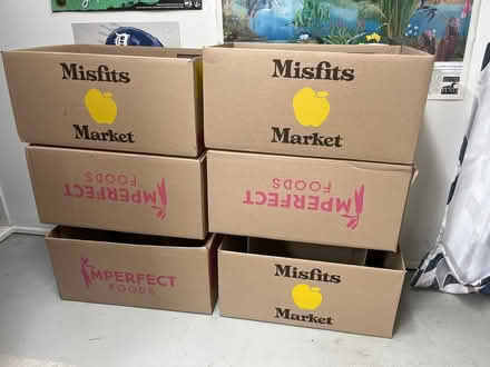 Photo of free Boxes (Grove Rd and Harris) #1