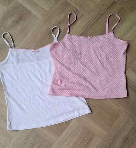 Photo of free 2 x girls vest tops 9-10 yrs (Boughton Monchelsea ME17) #1