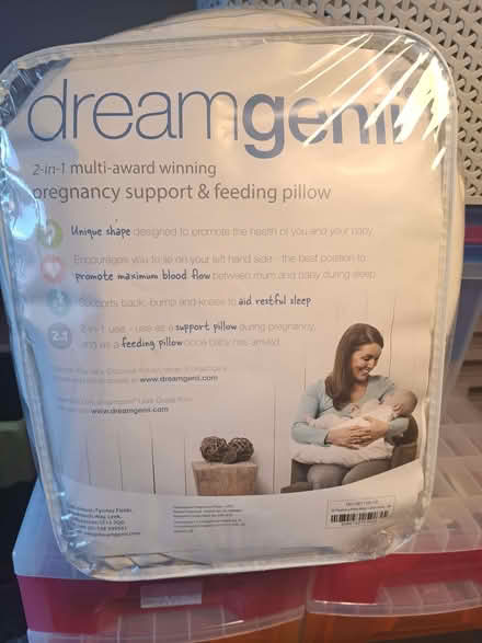 Photo of free Dreamgenii pregnancy pillow (Stone Cross BN23) #1