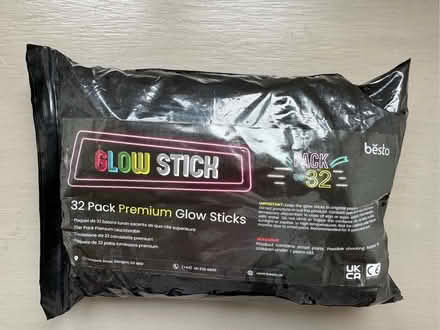 Photo of free Unopened pack of 32 glow sticks (Hook Heath GU21) #1