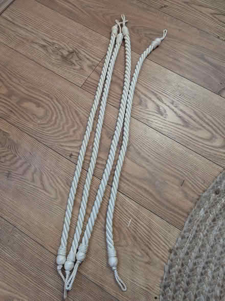 Photo of free 2 pairs Cream curtains (Prenton CH43) #4
