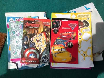 Photo of free Bundle of kid’s stickers, colouring + craft bits (Kempston MK42) #1