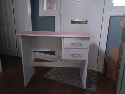 Photo of free Small white desk (GU2 Stoughton) #2