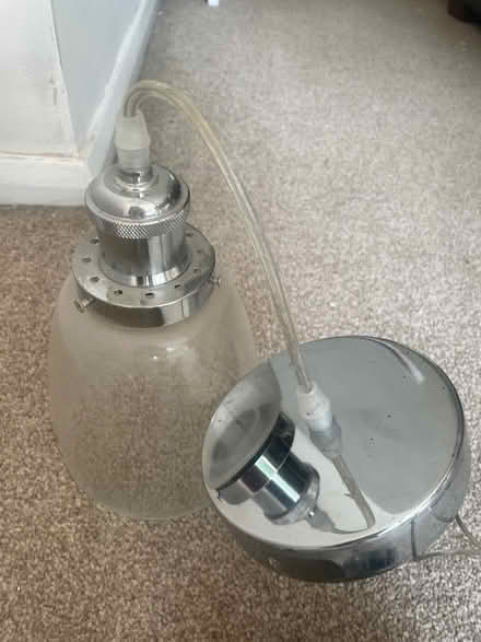 Photo of free Pair of chrome light fittings (Garston WD25) #4