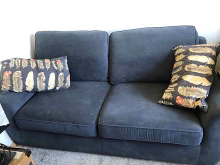Photo of free Blue sofa ๐๏ธ (Milton Keynes MK7) #3
