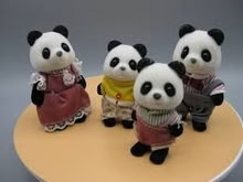 Photo of free Calico Critters Panda Family (Sunnyvale CA) #1
