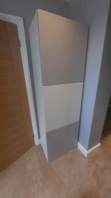 Photo of free Ikea Besta tall cupboard / shelves (Leek Wootton CV35) #1