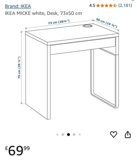 Photo of free Small desk (E95JX) #4