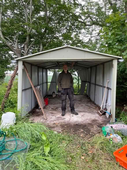 Photo of free Storm damaged metal garage (Sandend AB45) #1