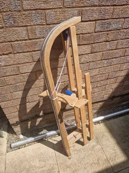 Photo of free Wooden ride on sledge (Up Hatherley GL51) #1