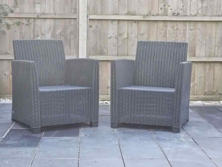 Photo of free Two All Weather Outdoor Garden Chairs (Freshbrook SN5) #1