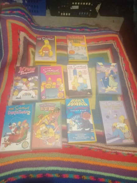 Photo of free Mixture of vintage VHS Simpsons episode collection (AB21) #1