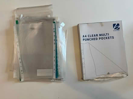 Photo of free 7 x ring binders + plastic wallets (Levenshulme, M19) #2