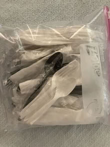 Photo of free Unopened plastic utensil packets #1