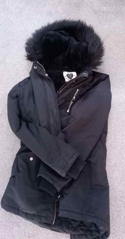 Photo of free Tesco F+F Girl's black winter coat (Pannal HG2) #1