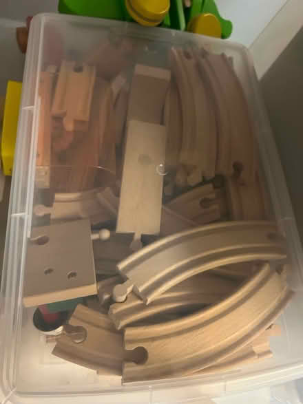 Photo of free Wooden train track set (Union Square) #1