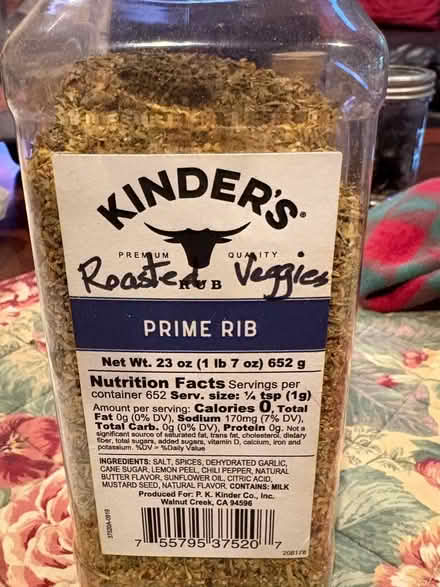 Photo of free Large Kinder’s veggie Spice (Pleasant Hill) #1