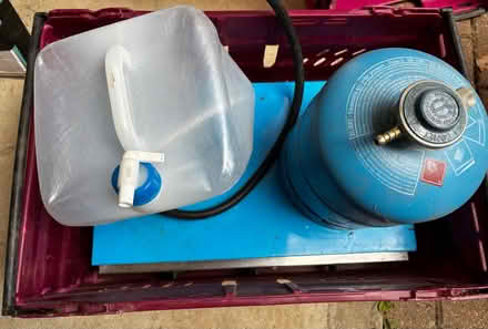 Photo of free Camping stove, gas bottle etc (Hinchley Wood KT10) #3