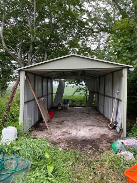 Photo of free Storm damaged metal garage (Sandend AB45) #2