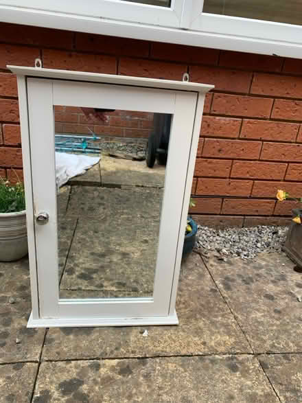 Photo of free Small Bathroom cabinet with mirror (Hereford, HR2, Ross road) #2