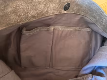 Photo of free Grey suede bag (Southsea) #4