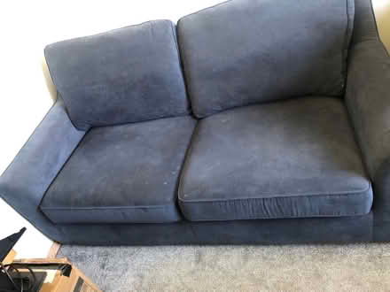 Photo of free Blue sofa ๐๏ธ (Milton Keynes MK7) #2
