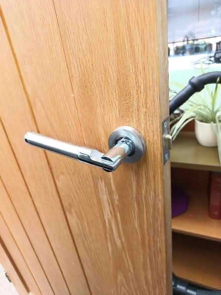 Photo of free Pine door with handle and latch (Whitchurch SY13) #2