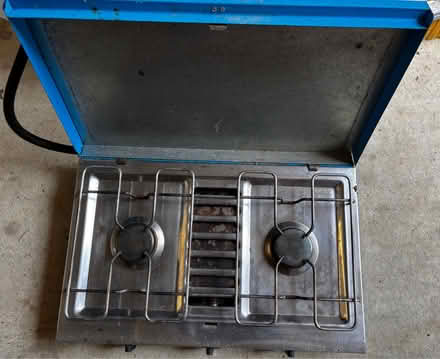Photo of free Camping stove, gas bottle etc (Hinchley Wood KT10) #1